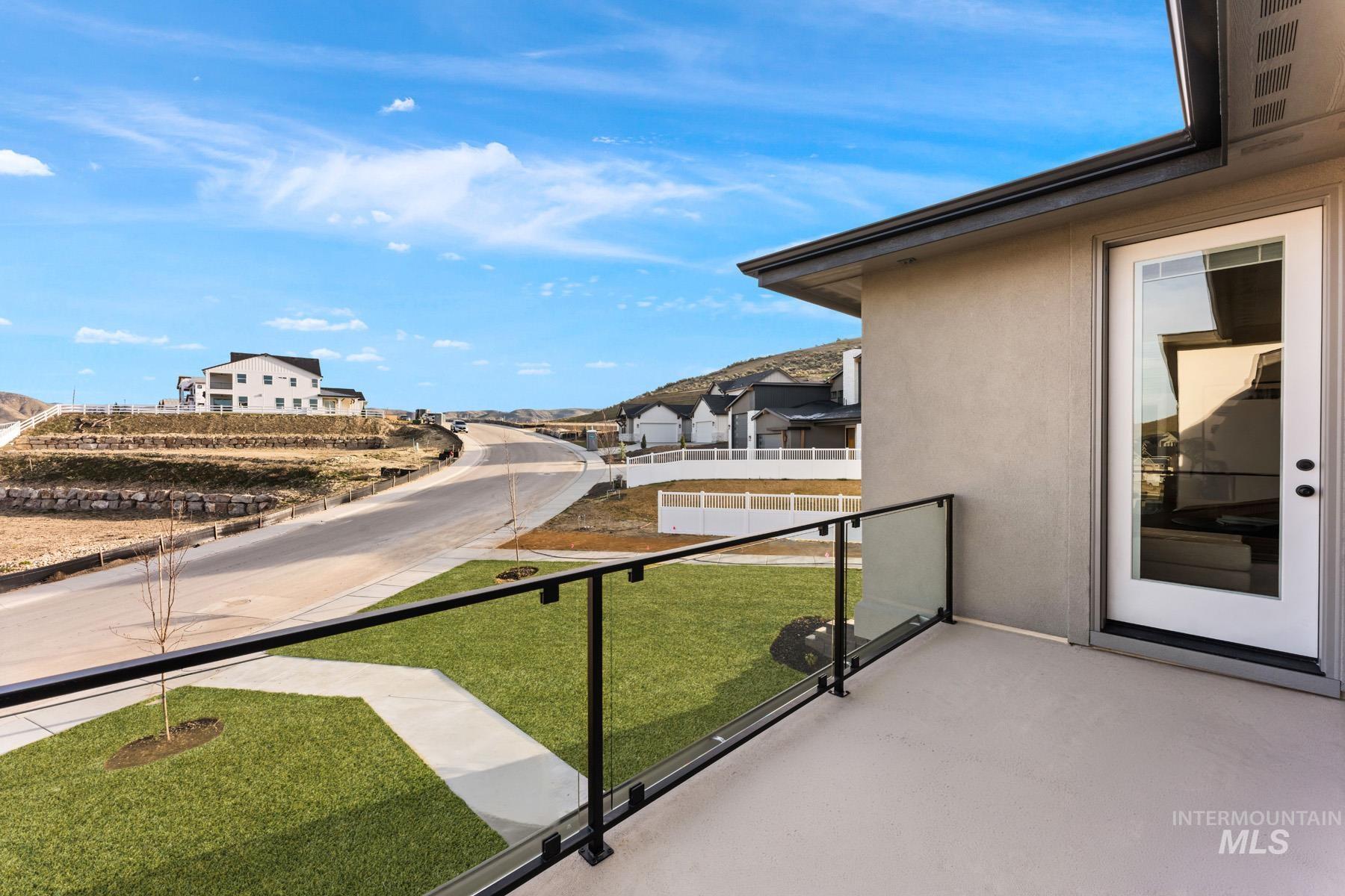 Balcony with a residential view
