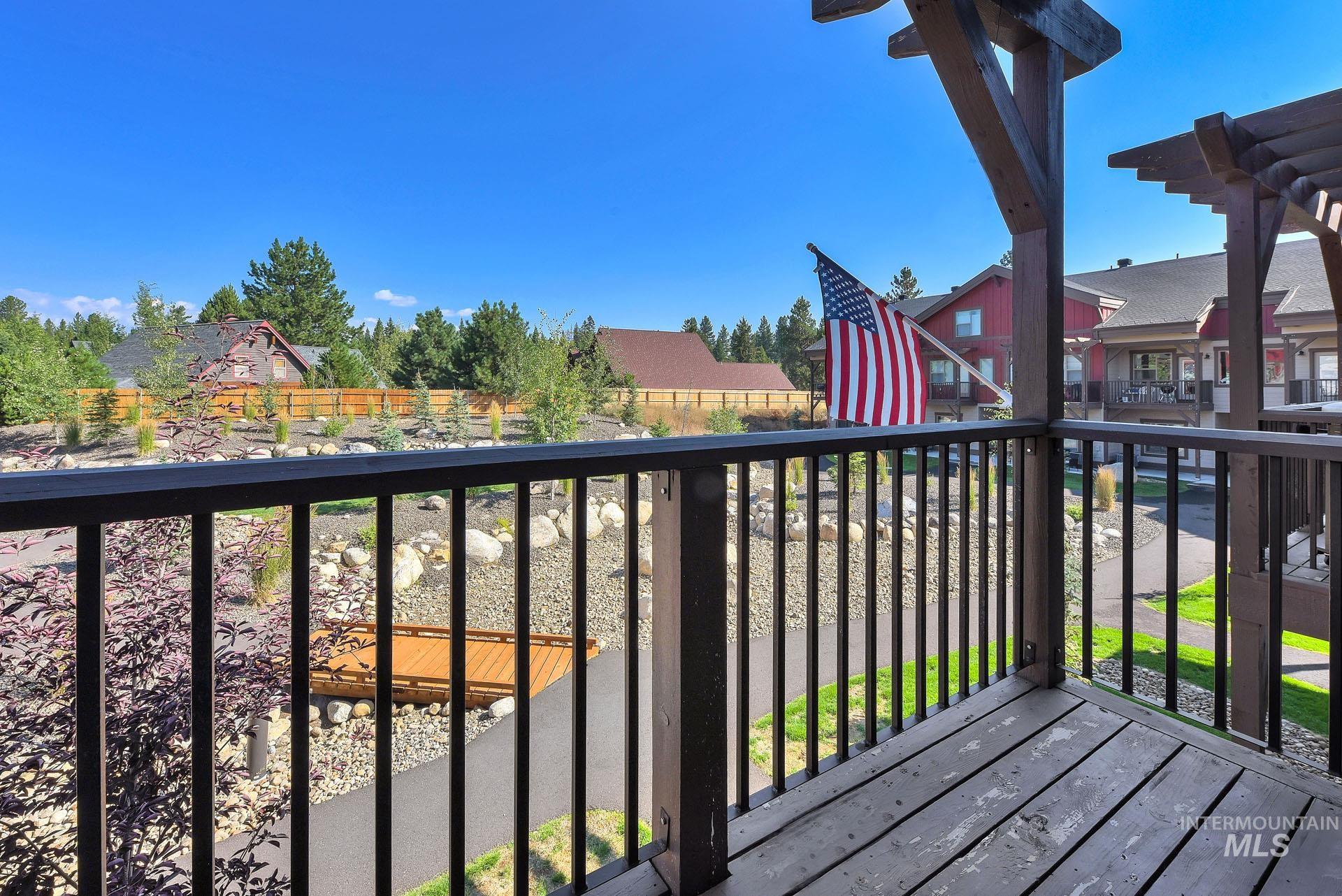 Balcony with a residential view