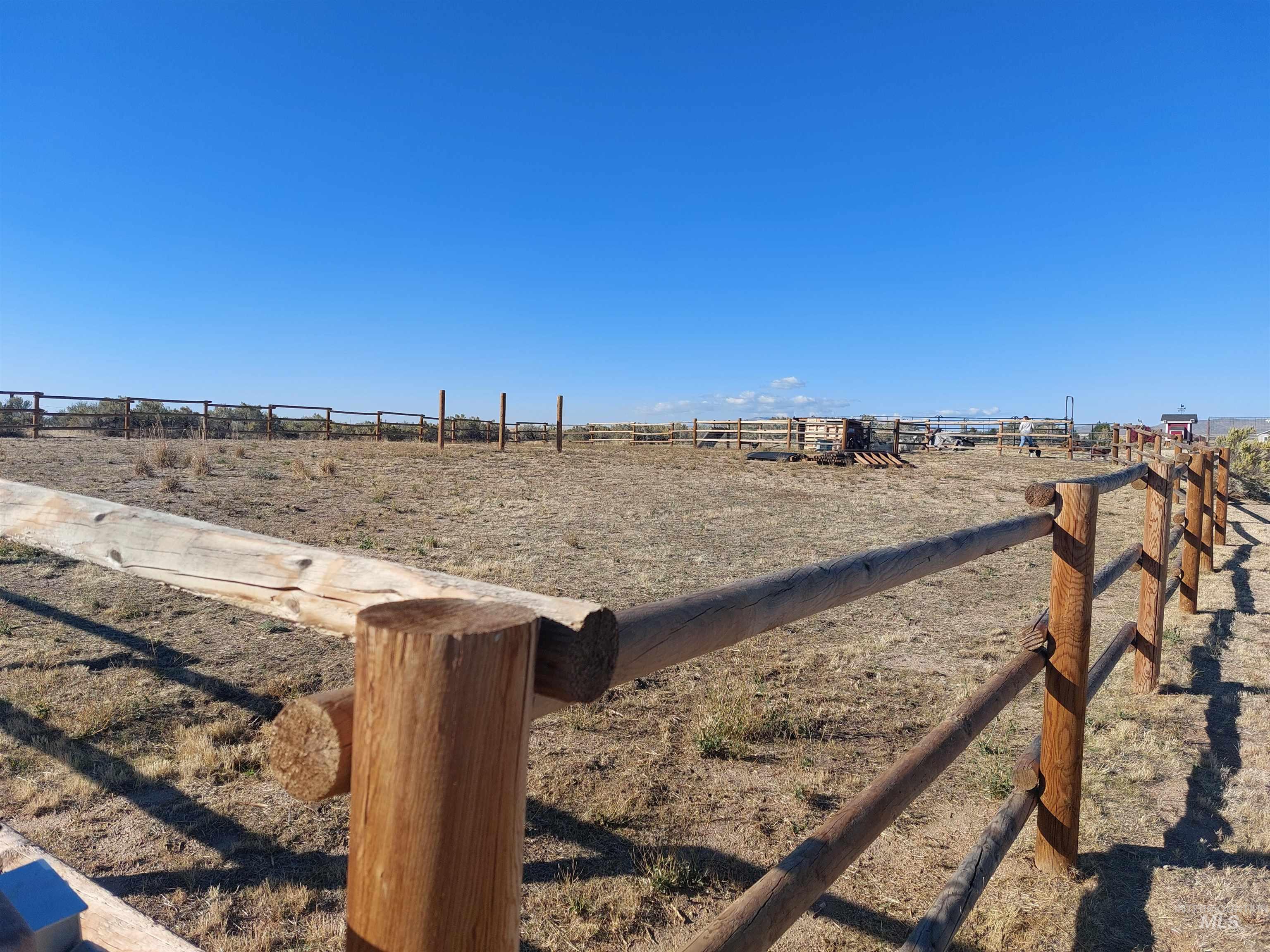 View of yard featuring a view of countryside