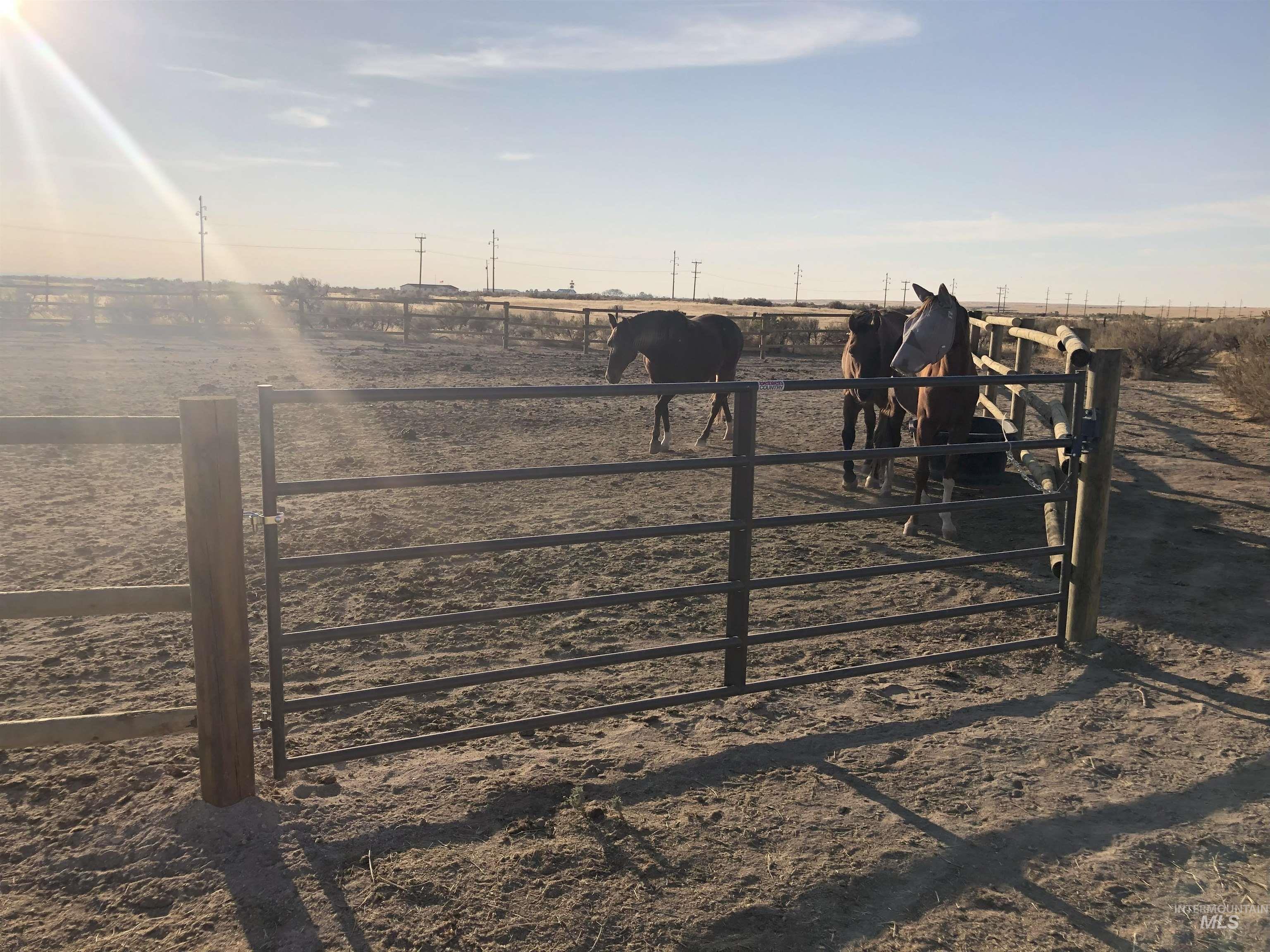 Gate with a view of countryside