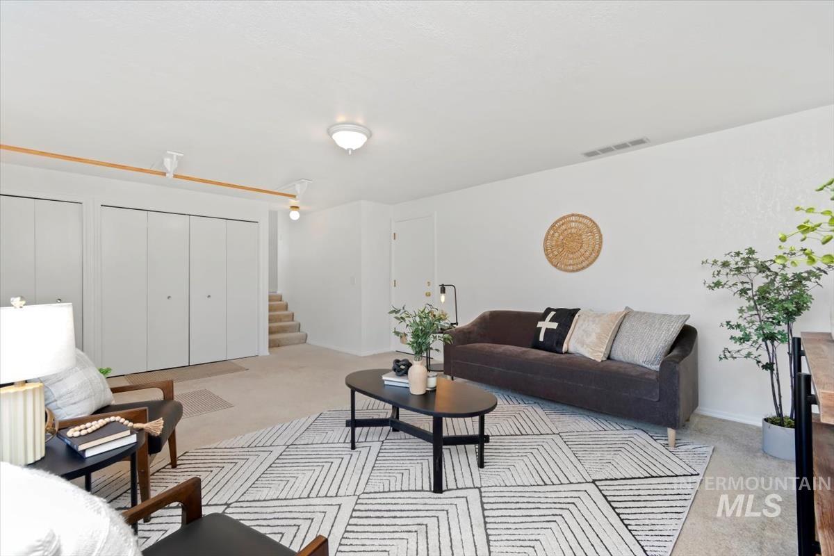 Family room lower level off of the kitchen