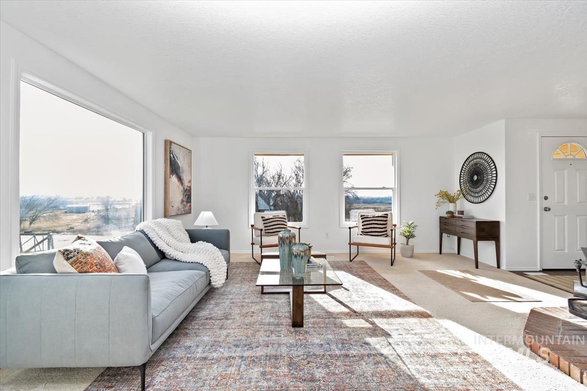Living Room with views of the Snake River