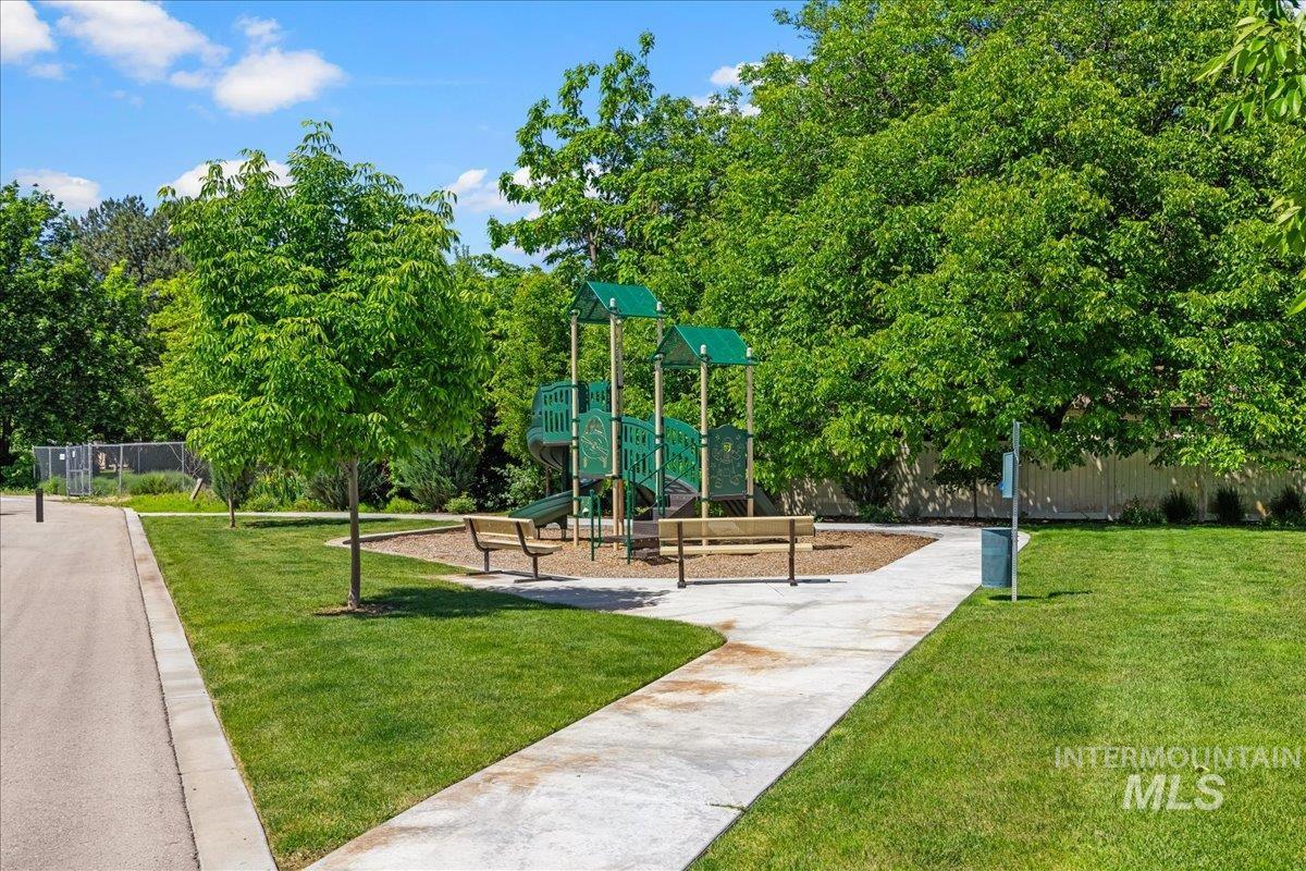 View of community jungle gym