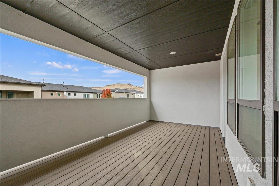 Balcony with a residential view
