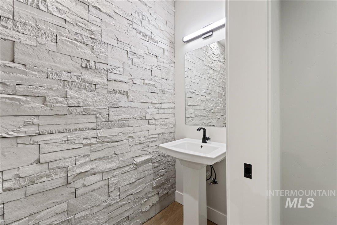Bathroom featuring wood finished floors