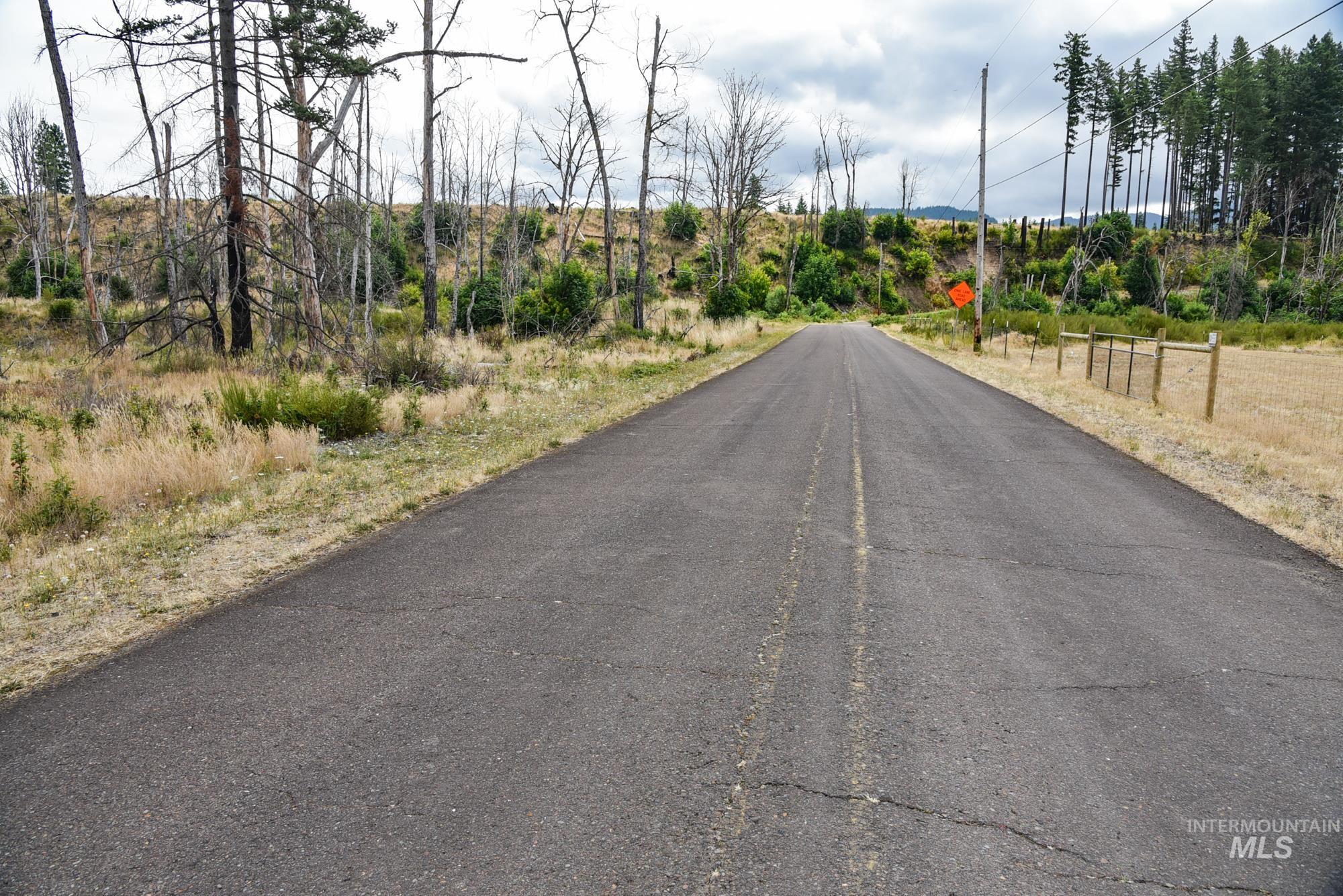 View of asphalt street