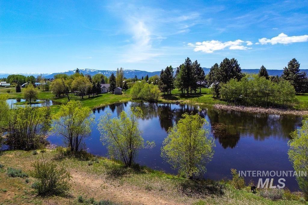 Water view featuring a mountain backdrop
