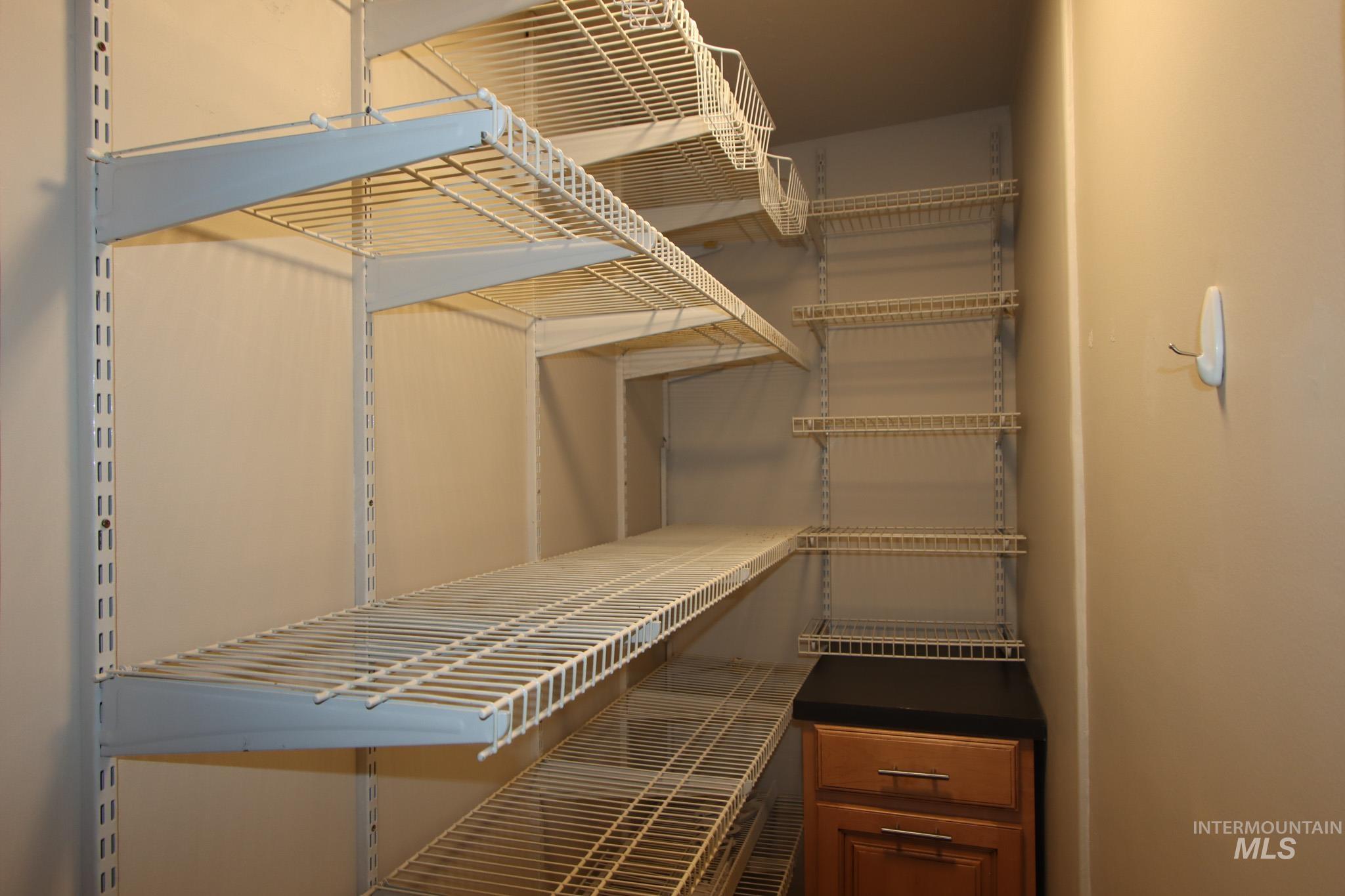 View of storage area