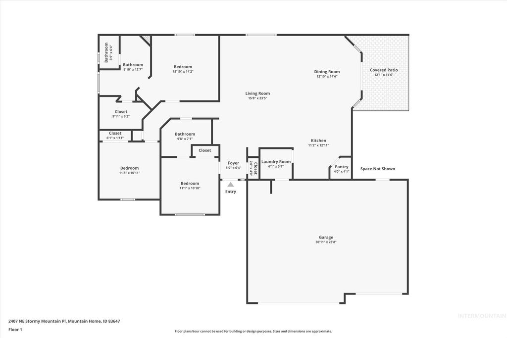 Photo of 2407 Stormy Mountain Pl, Mountain Home, ID 83647 (MLS # 98971183)