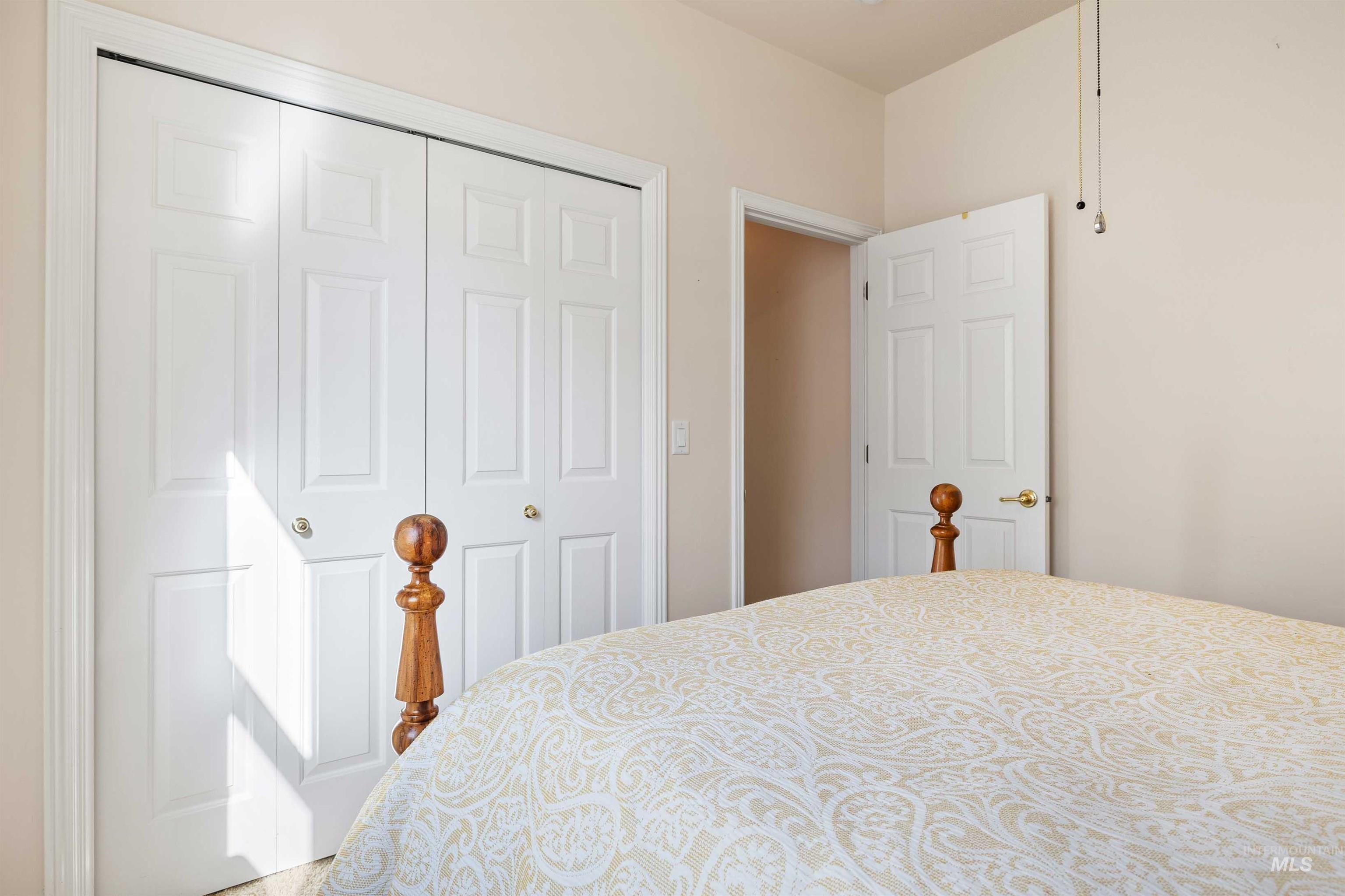 Bedroom featuring a closet