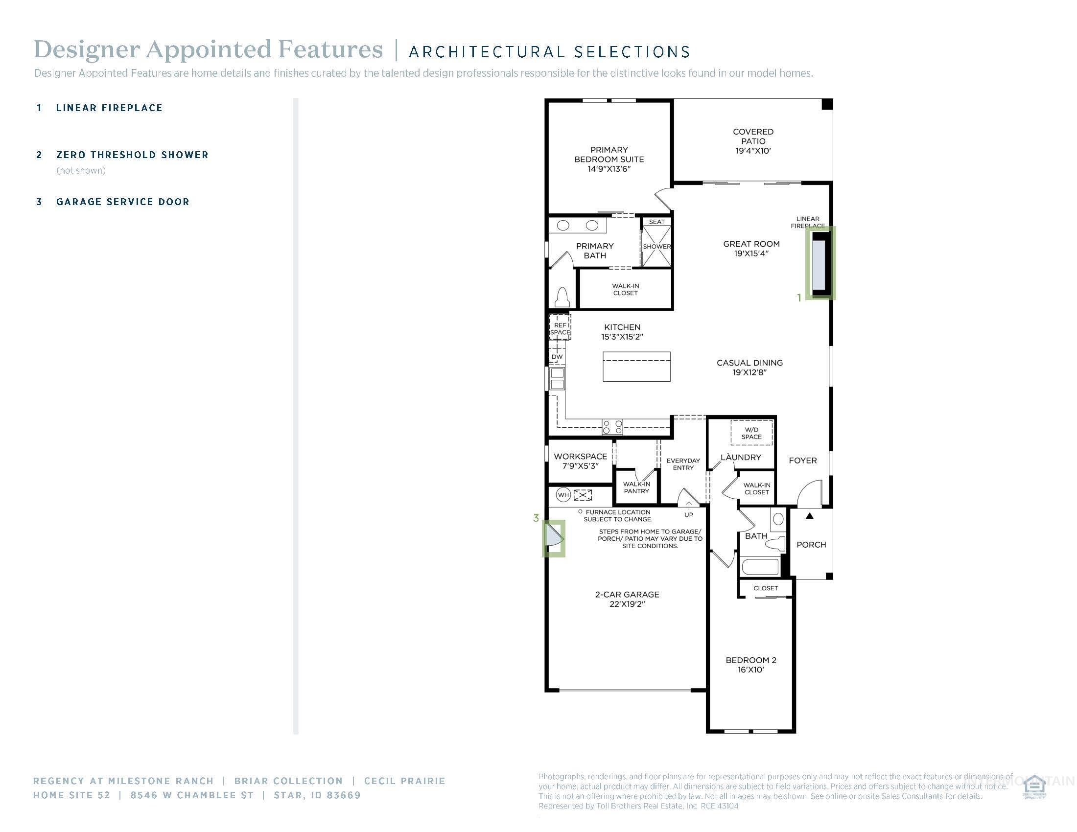 View of home floor plan
