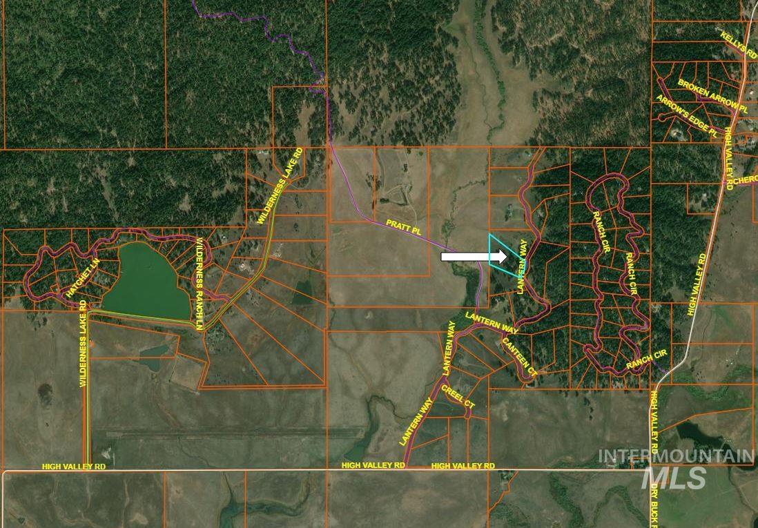 Map of property location with property parcel outlined
