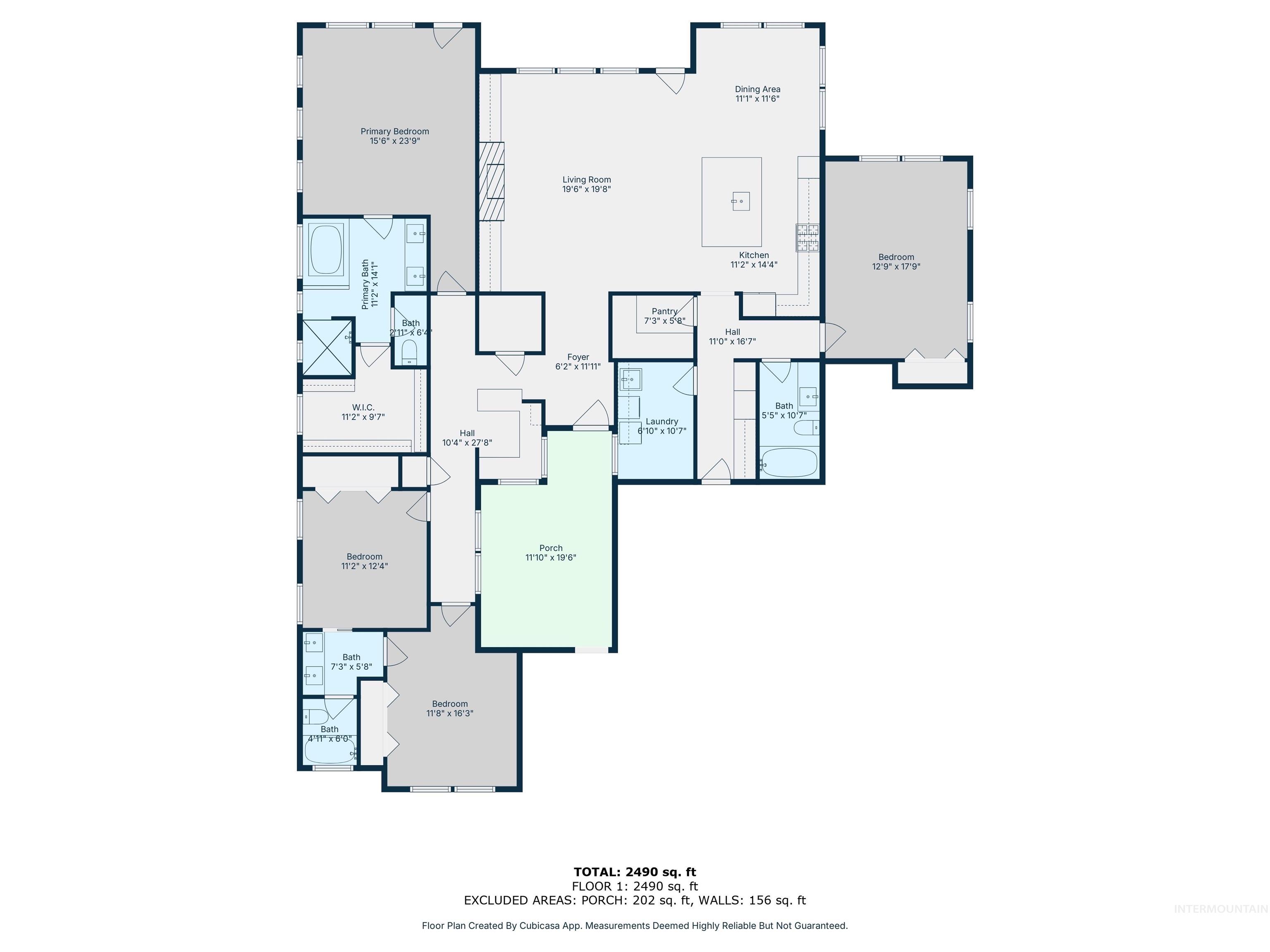 View of floor plan / room layout
