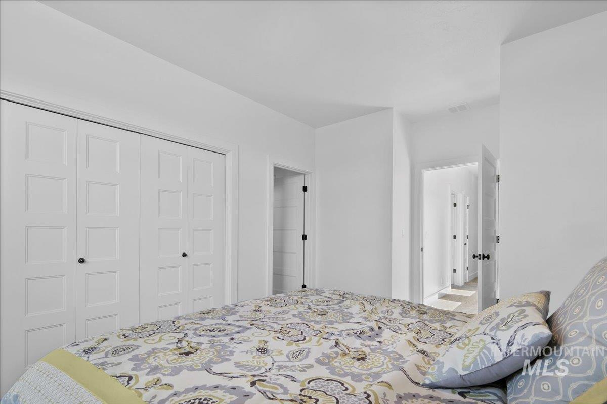 Bedroom featuring a closet