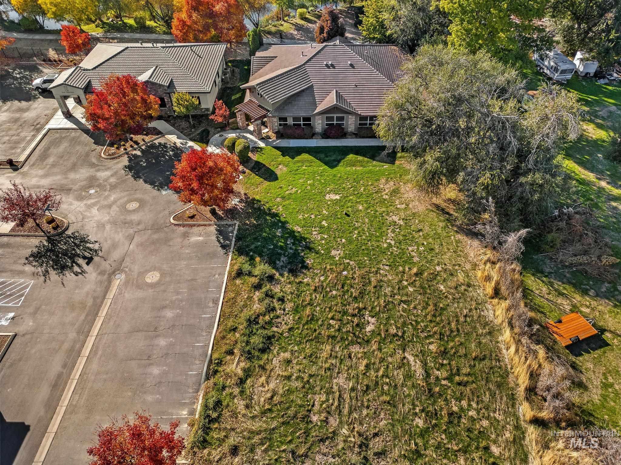 View from above of property