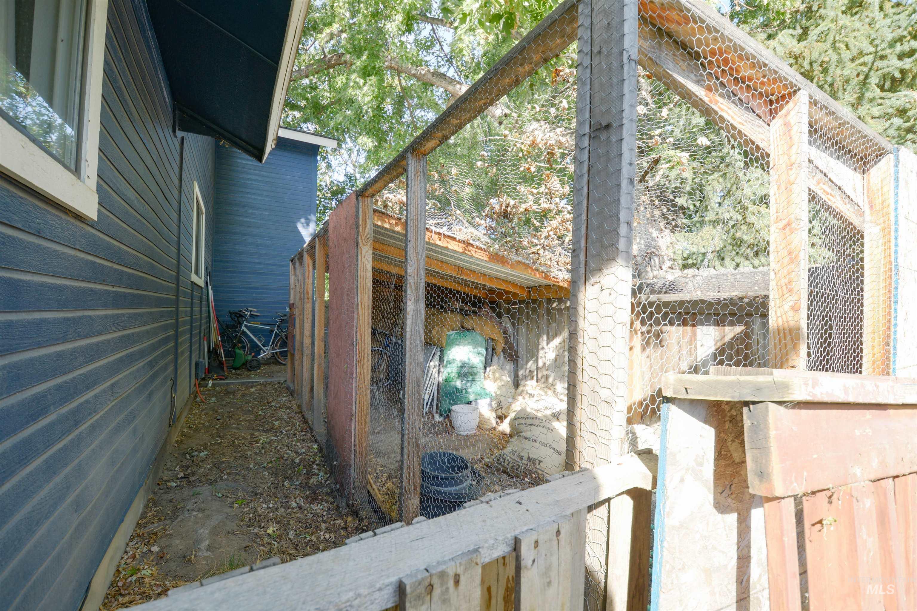 Exterior space featuring exterior structure and an outbuilding