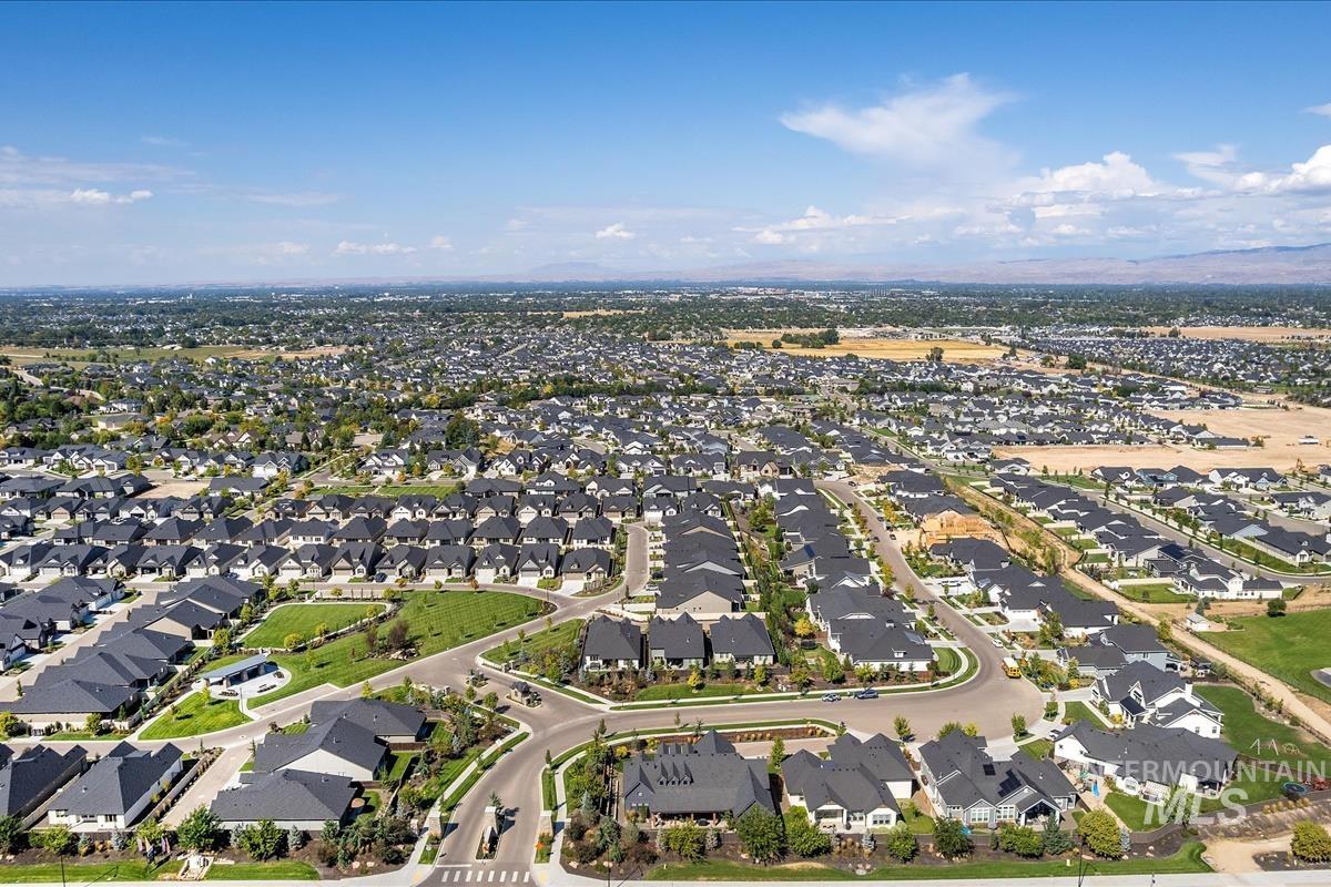 View of property location with nearby suburban area