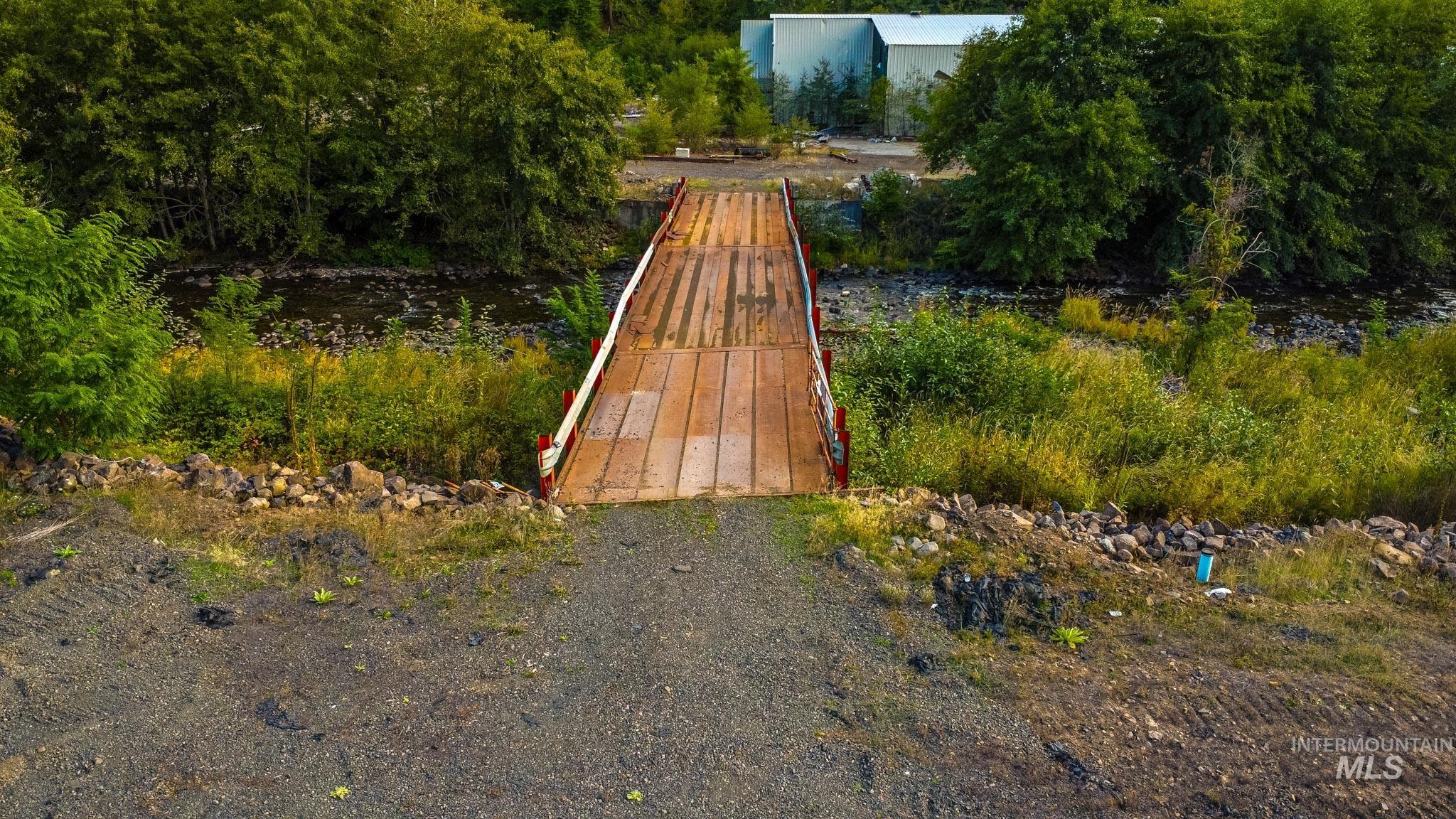 Dock with a water view