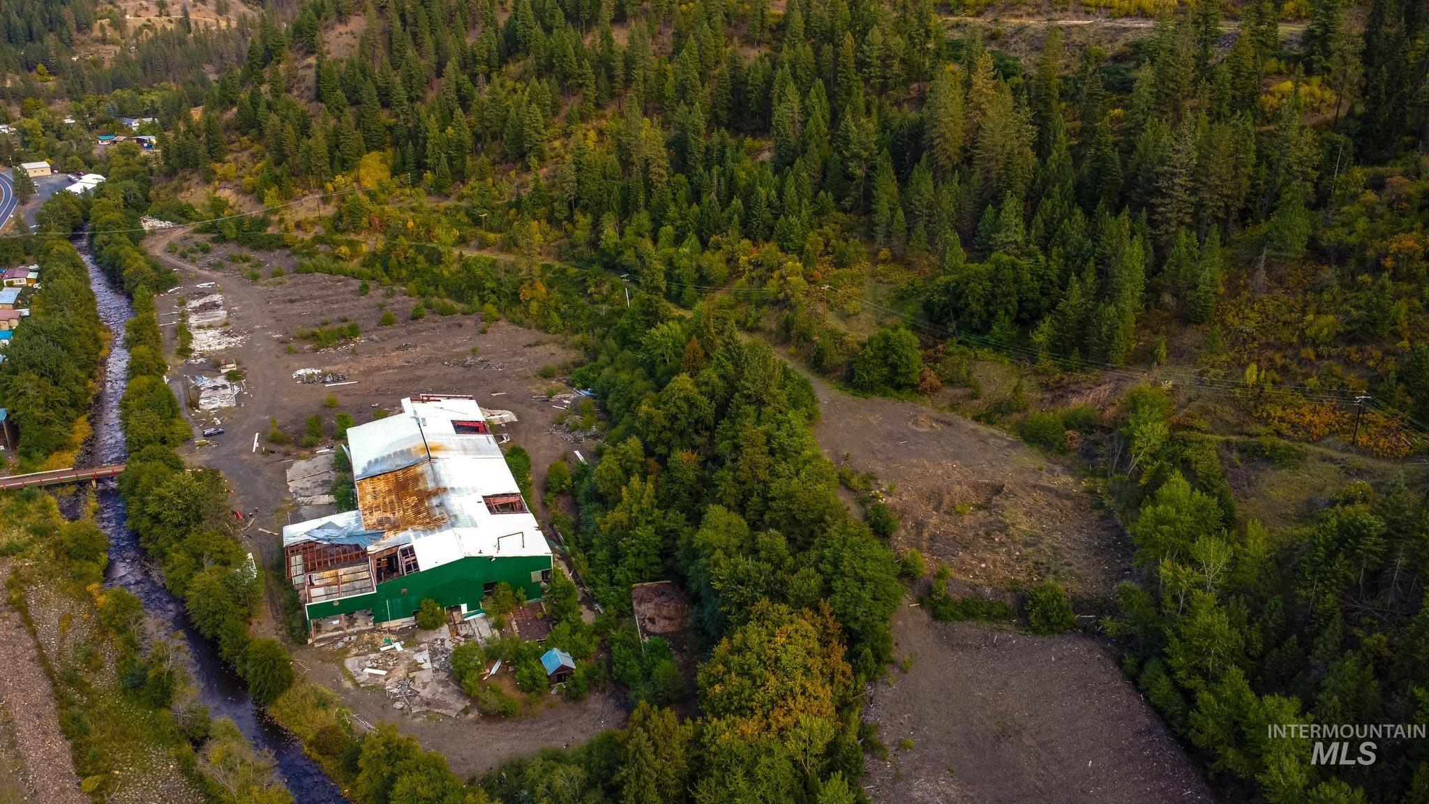 Aerial view of property's location