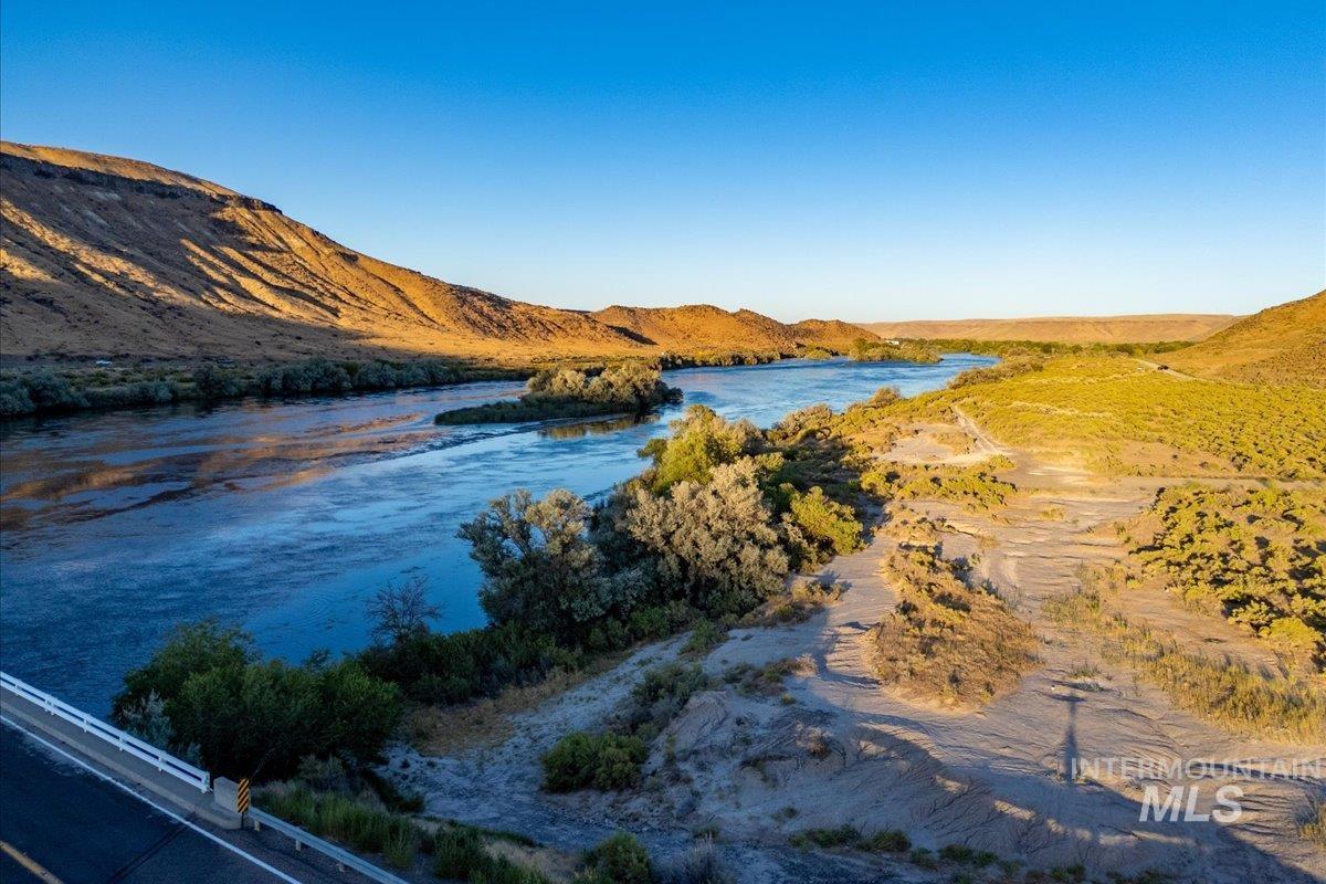 Water view with a mountain backdrop