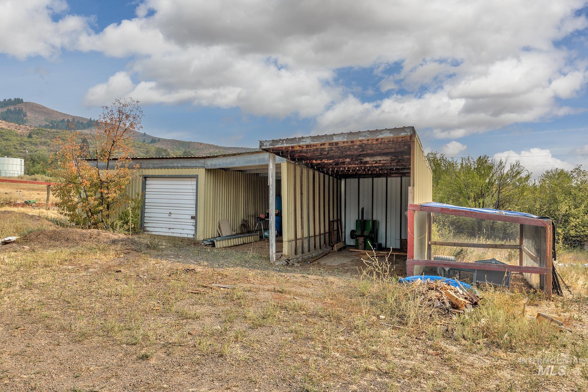 View of outdoor structure