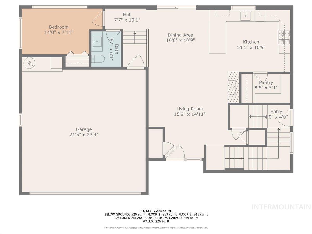 View of home floor plan