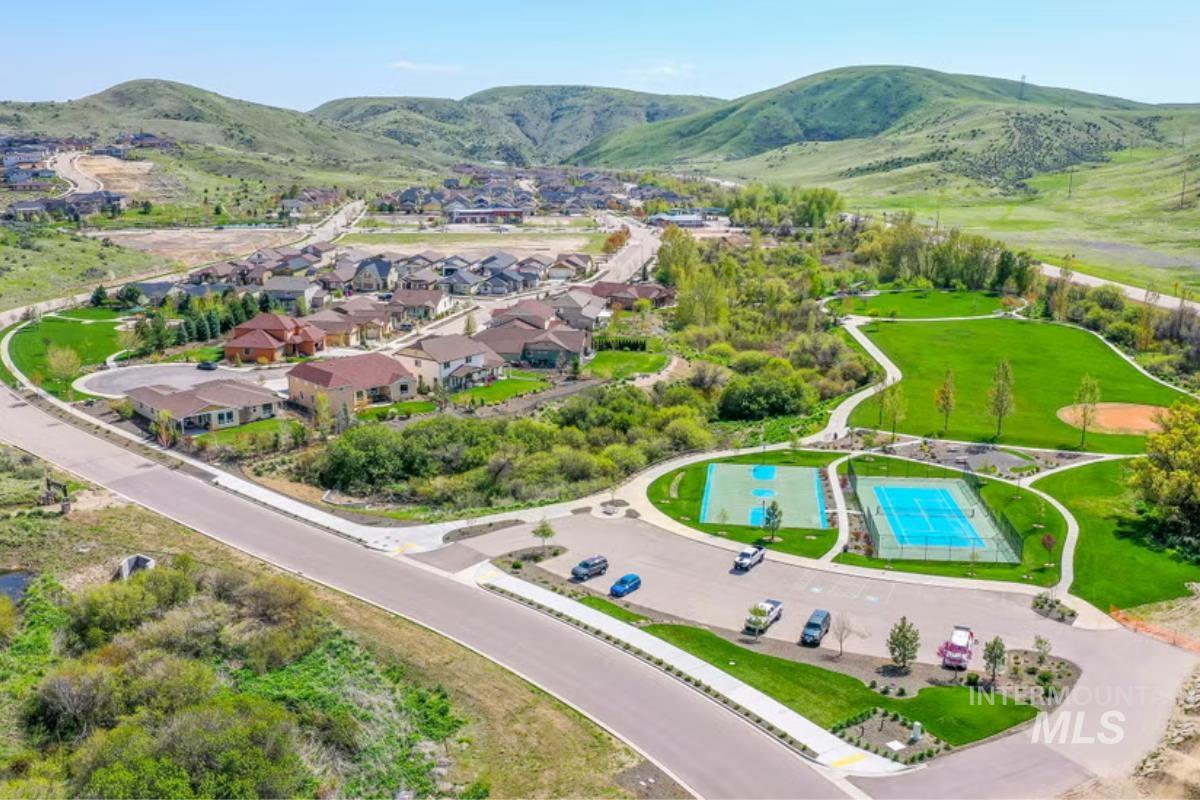 Aerial view of mountains