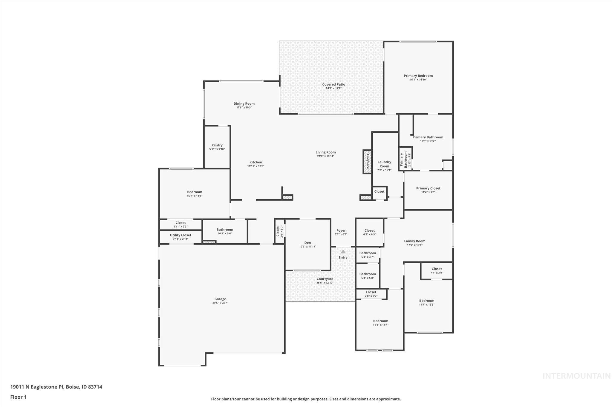 View of floor plan / room layout