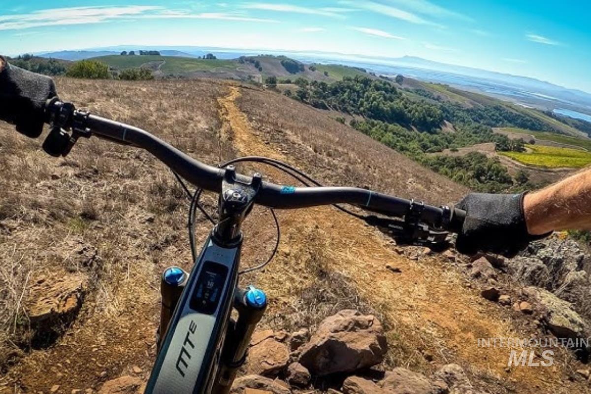 Exterior view of a mountainous background