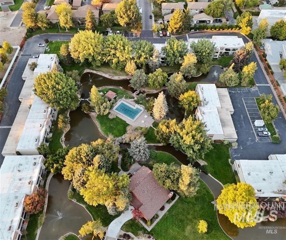 Aerial view of property's location