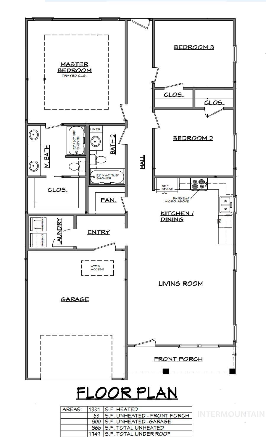 View of home floor plan