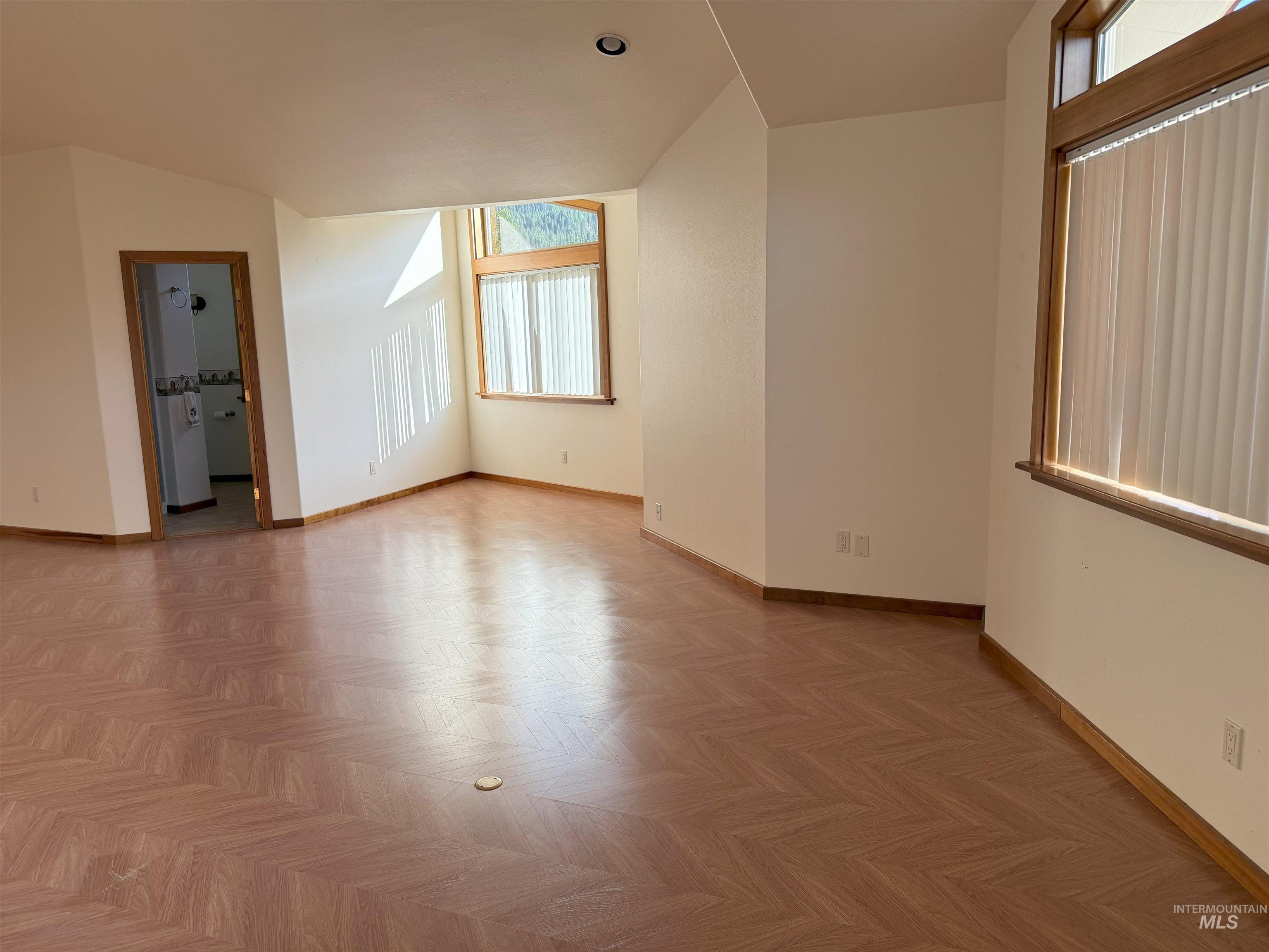 Bonus room with baseboards