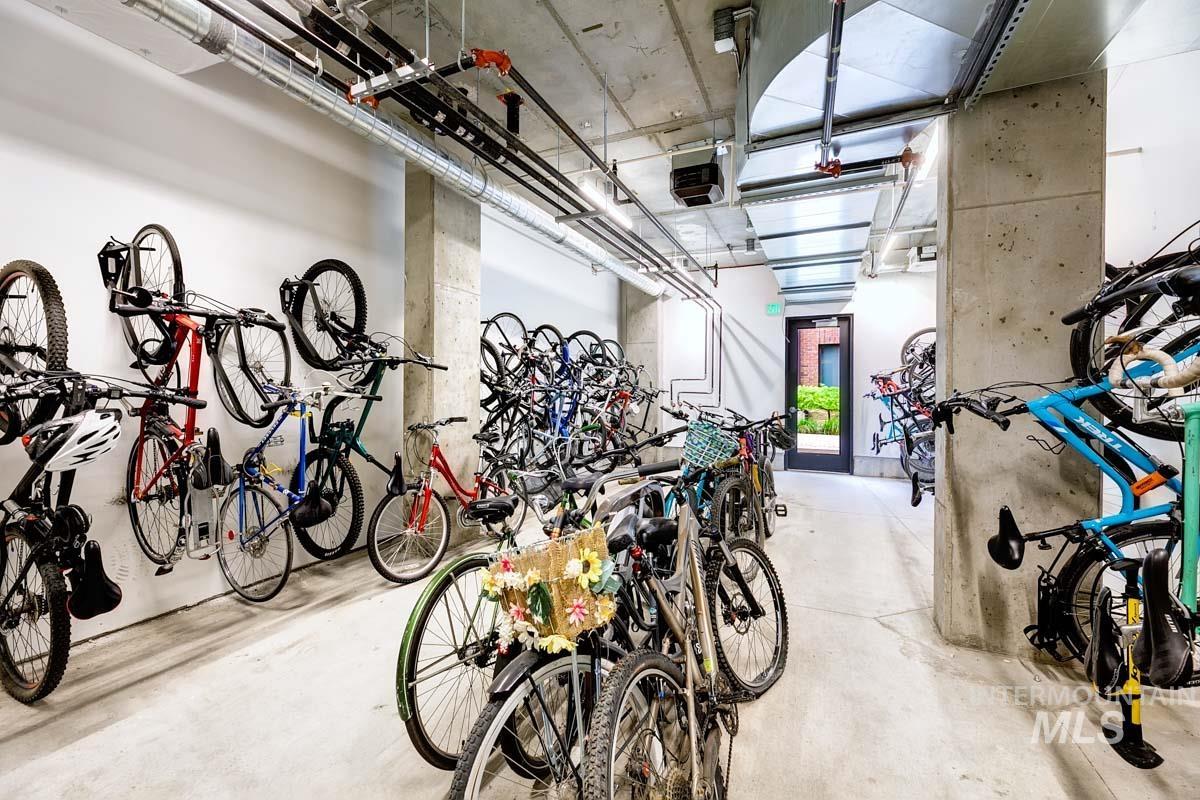 Bike storage room