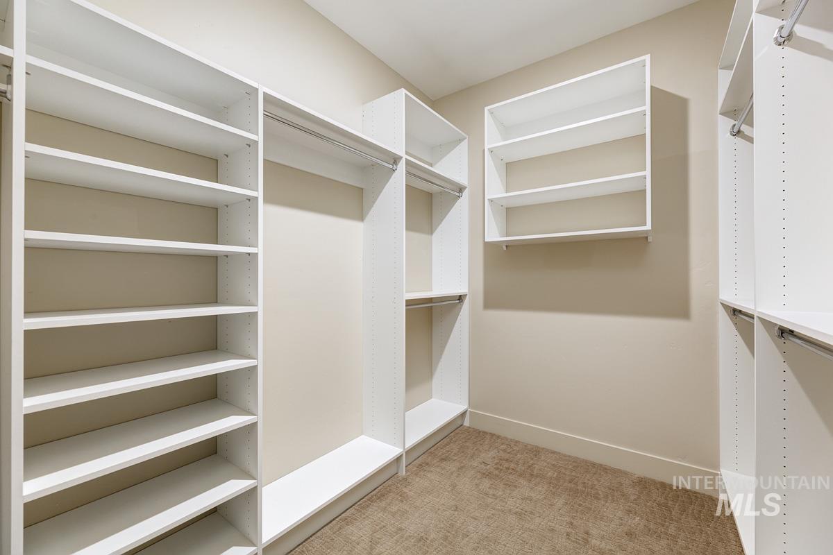 Walk in closet with built-ins