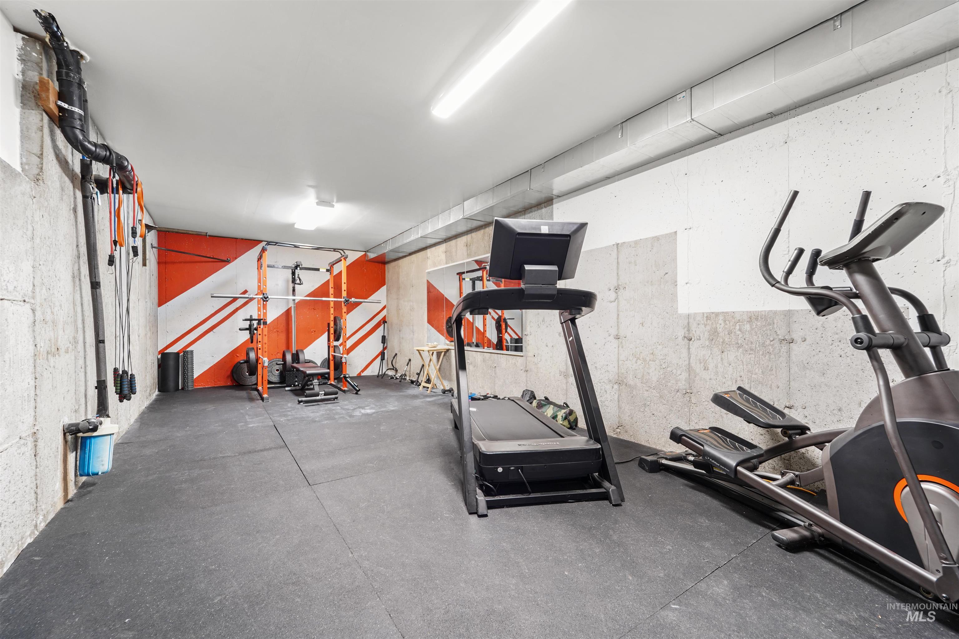 View of workout area