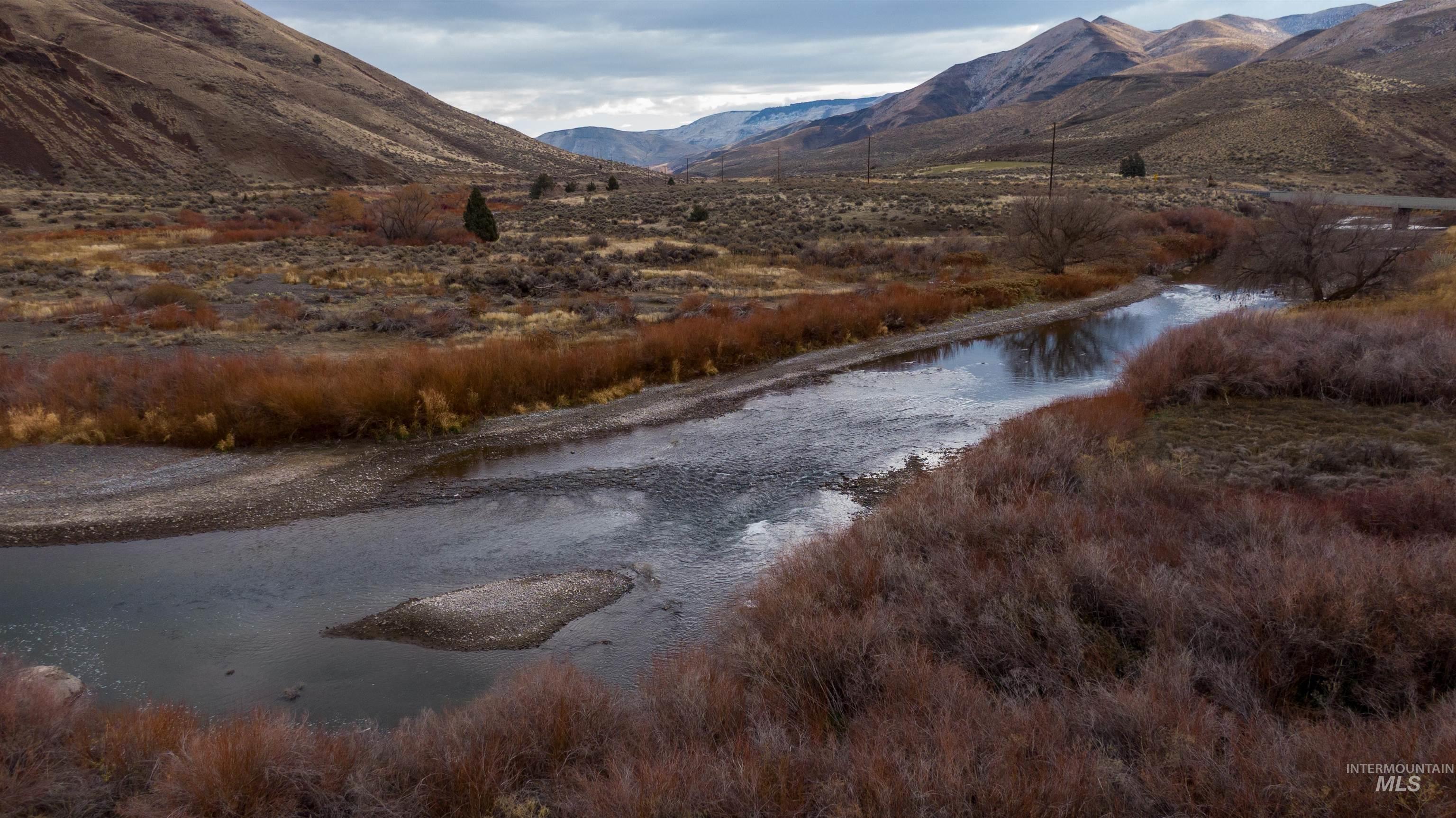 Mountain view with a large body of water