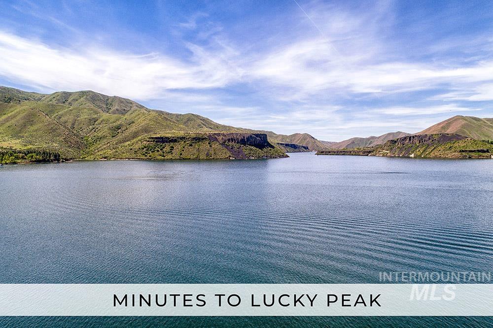 Water view featuring a mountain backdrop