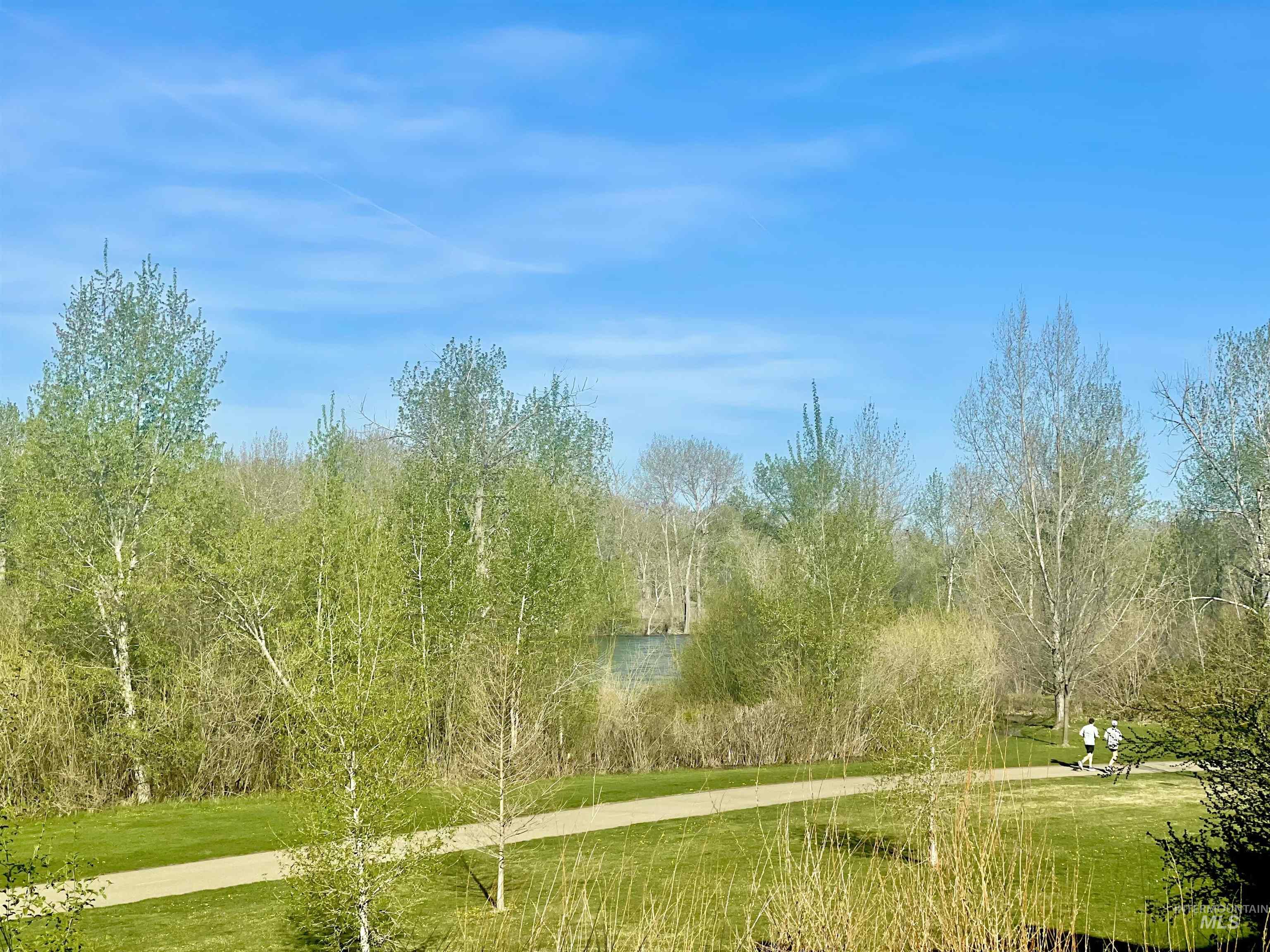 View of the Boise River Greenbelt which stretches for over twenty-five miles through Boise, connecting parks and natural areas from Lucky Peak to Eagle. And it's right outside your door!
