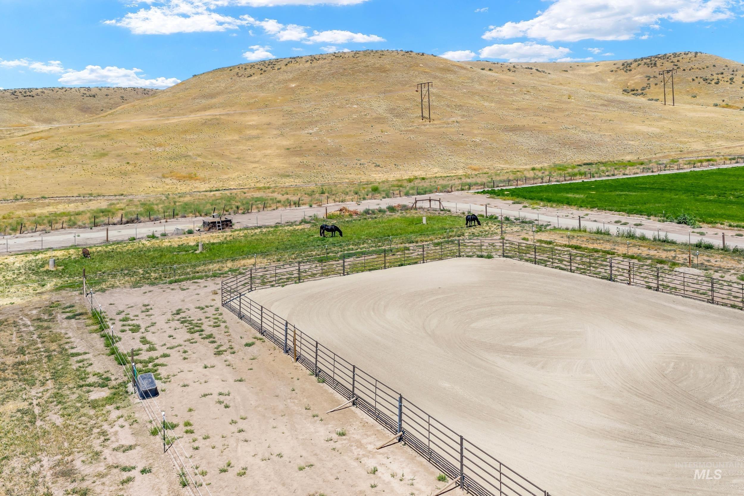 Mountain view featuring rural landscape