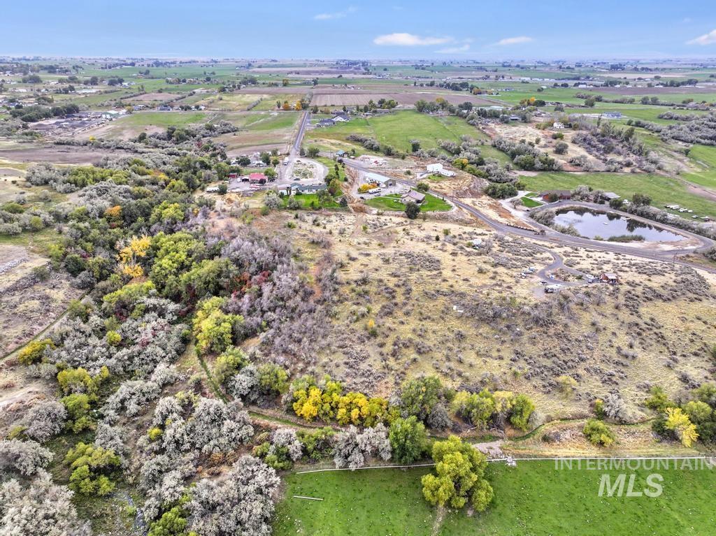 Aerial view of property's location