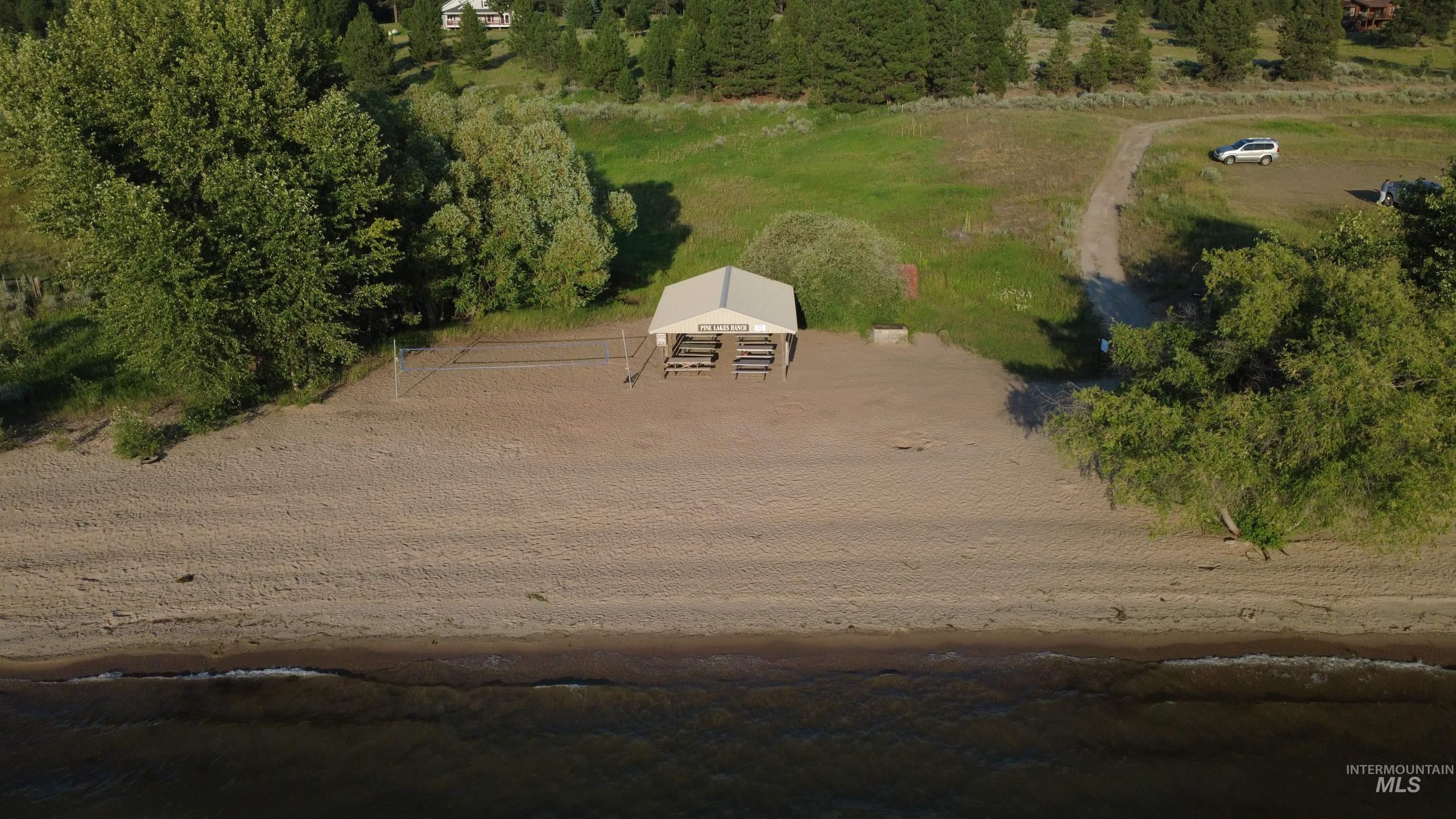 Aerial overview of property's location