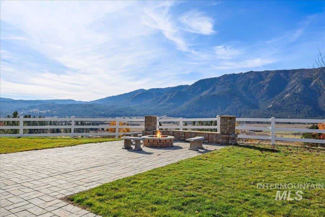 View of mountain backdrop