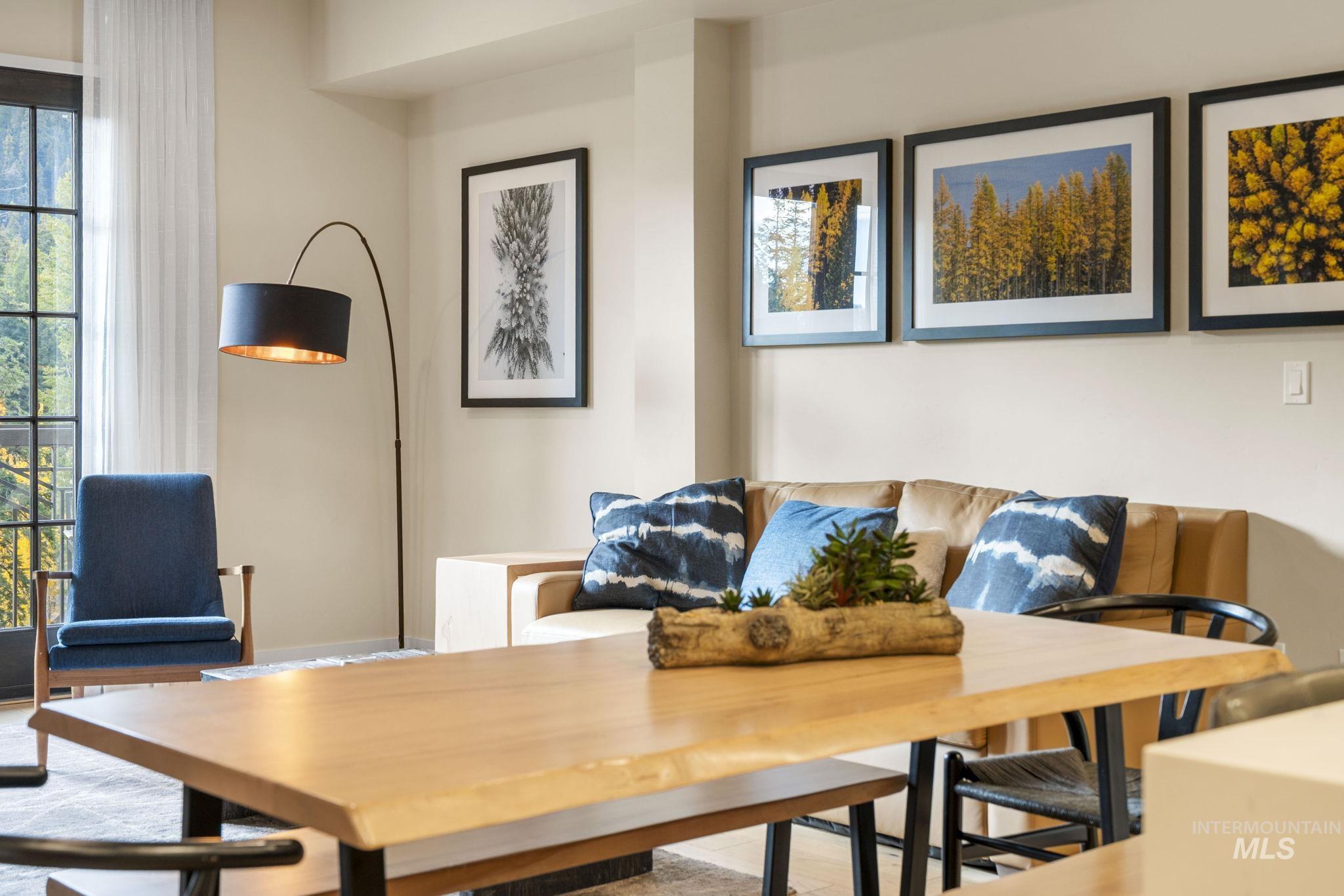 View of dining space