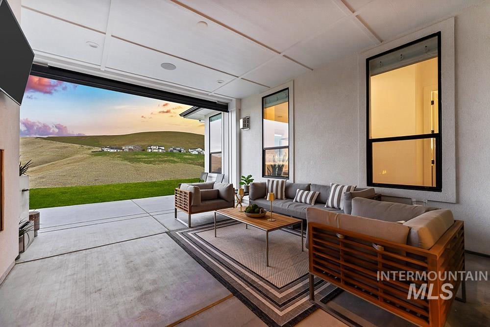 View of patio / terrace with an outdoor hangout area