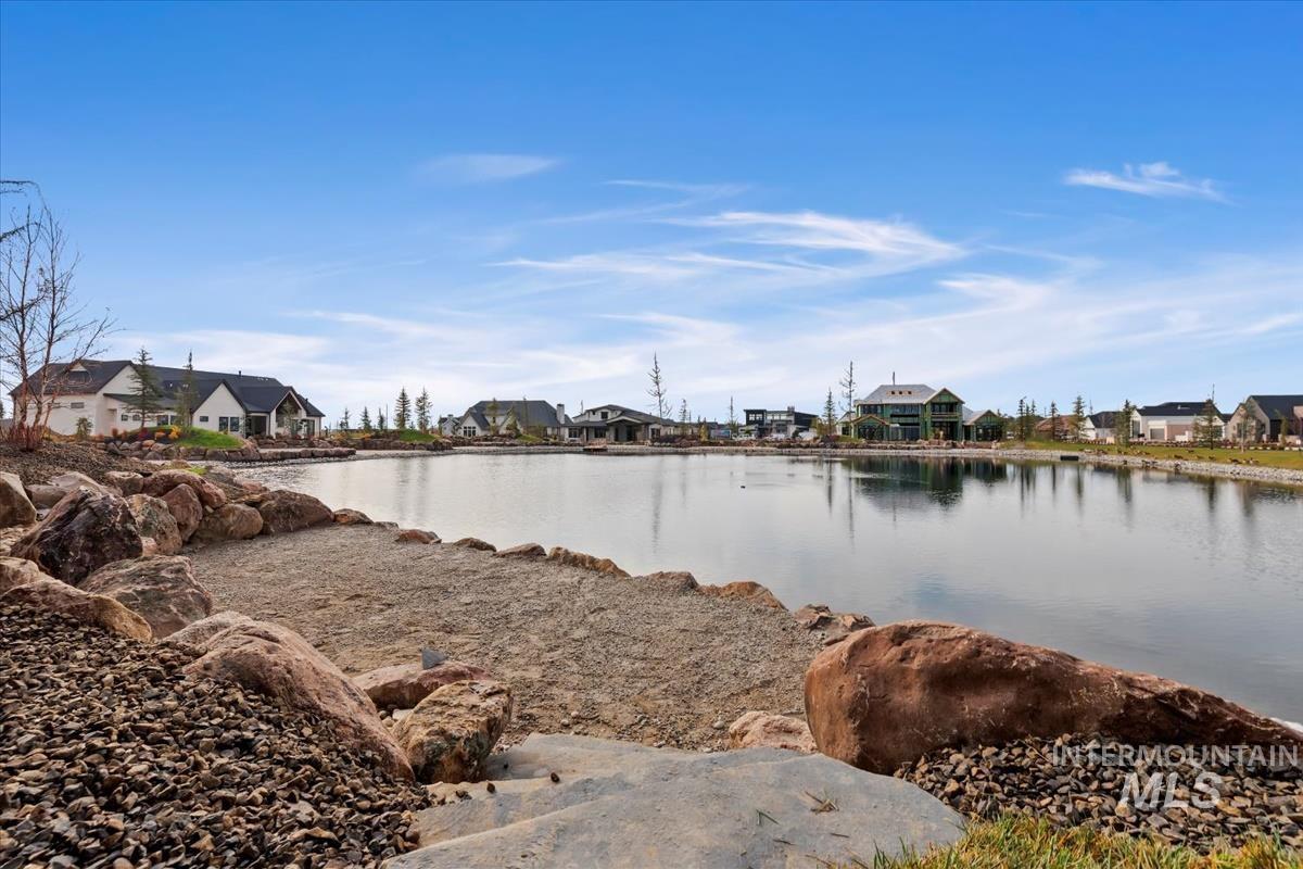 Water view with nearby suburban area