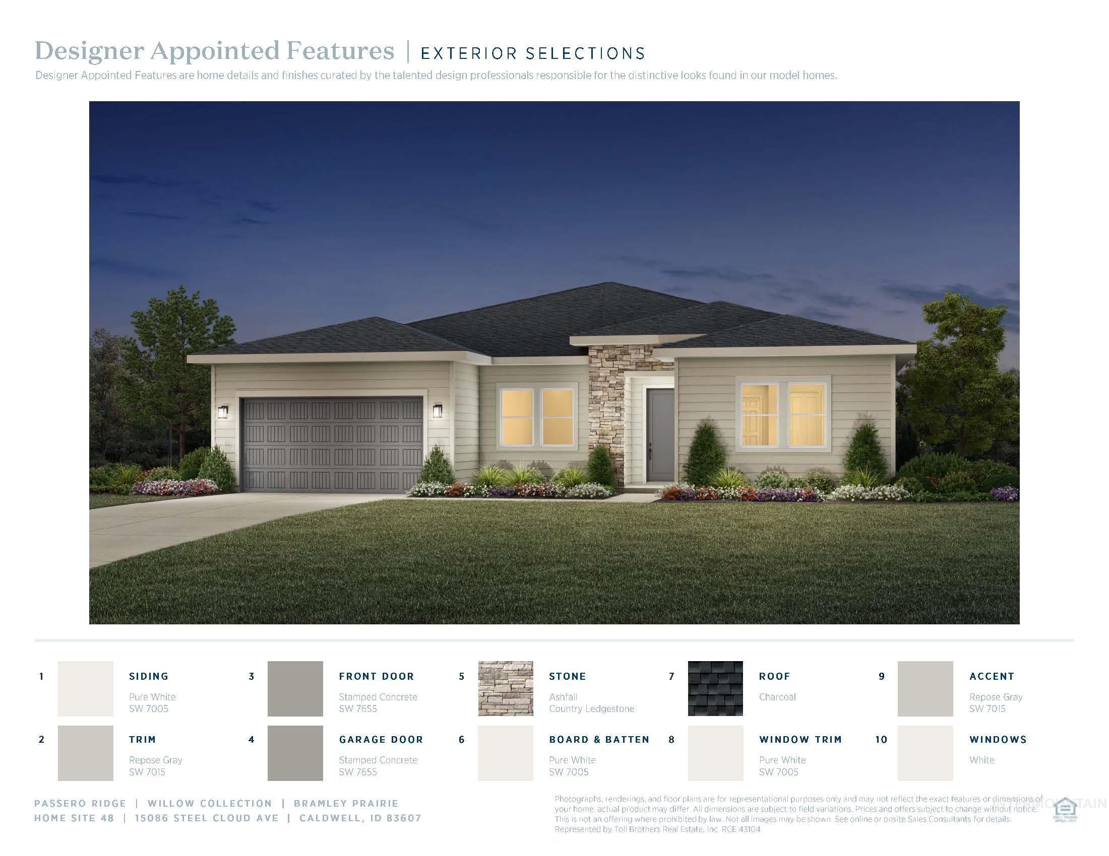 View of miscellaneous listing collateral