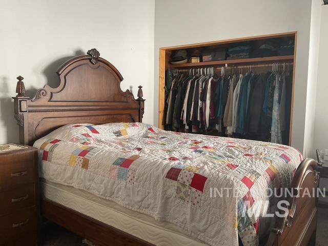 Bedroom featuring a closet