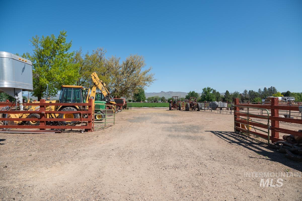 View of playground with a view of rural / pastoral area