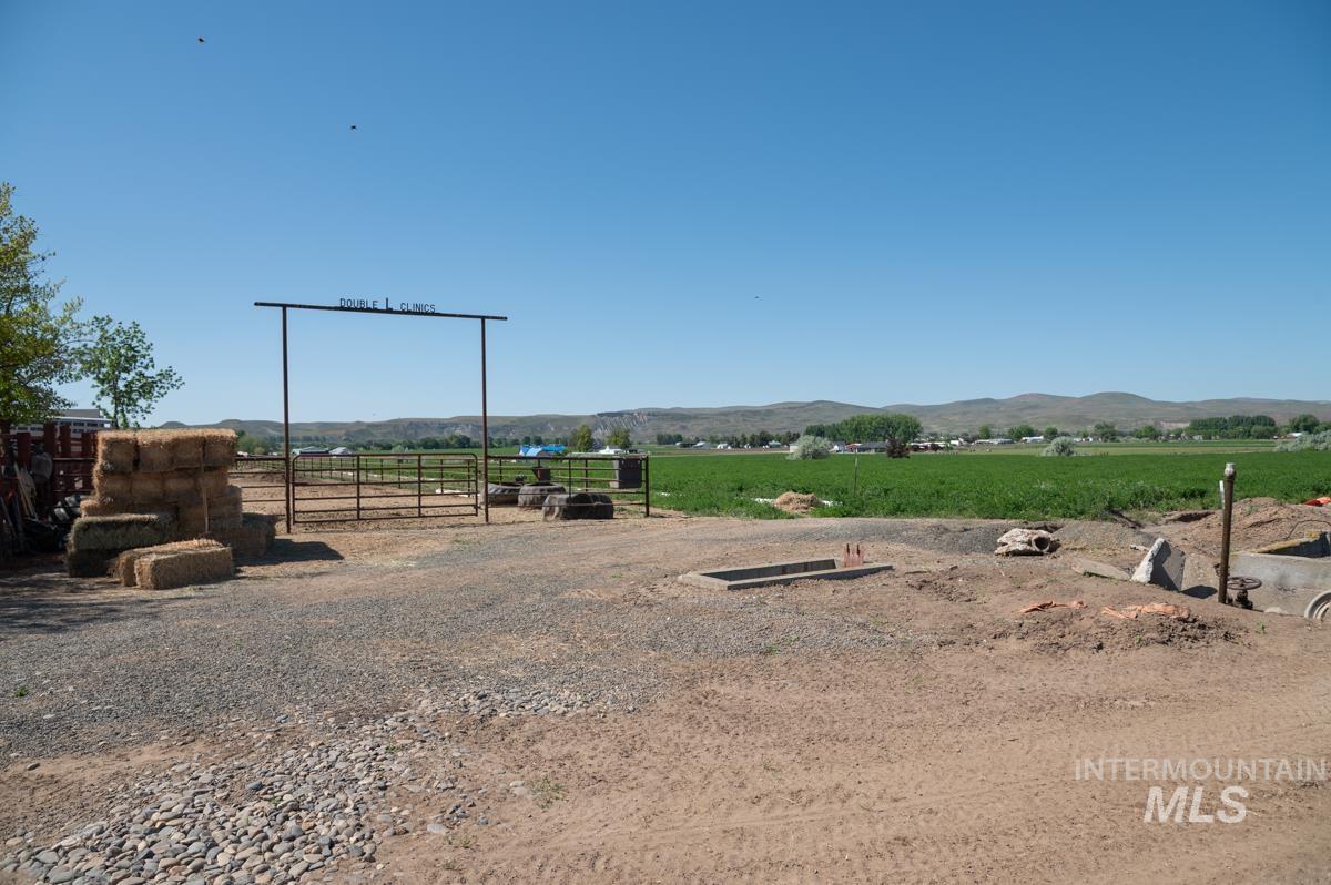 View of play area featuring a view of countryside and a mountain view