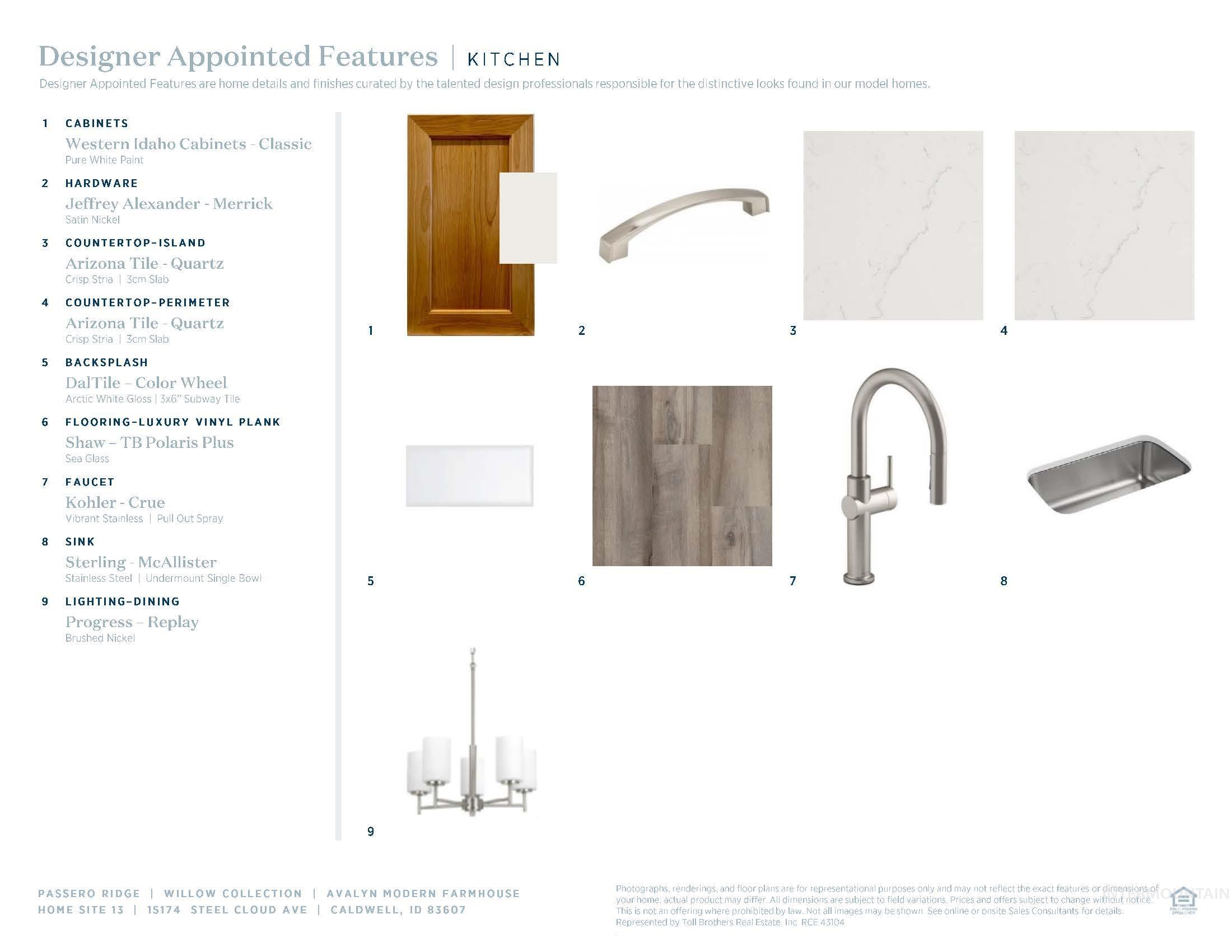 View of a document with a collage of images